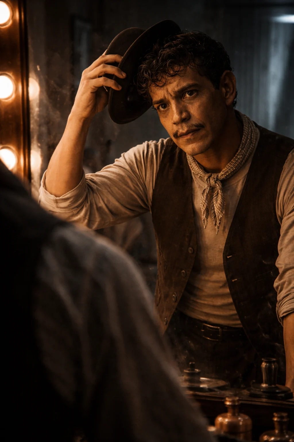 Editorial recreation of Cantinflas and Mexican film history