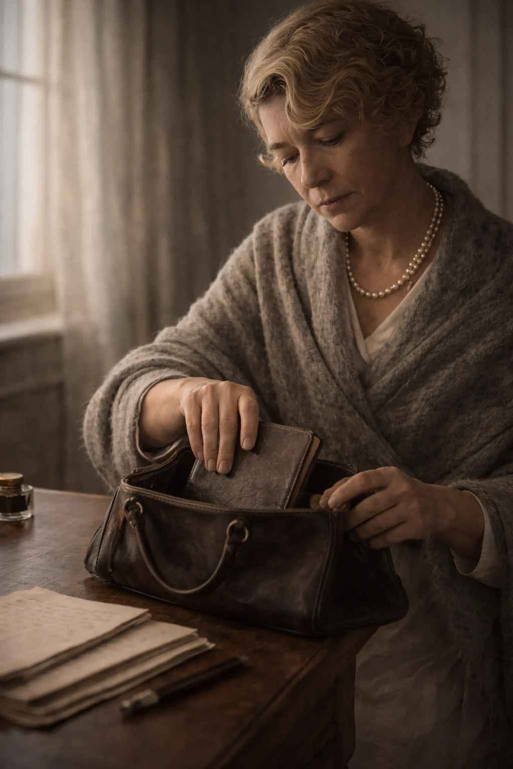 Alfonsina Storni preparando sus primeros libros