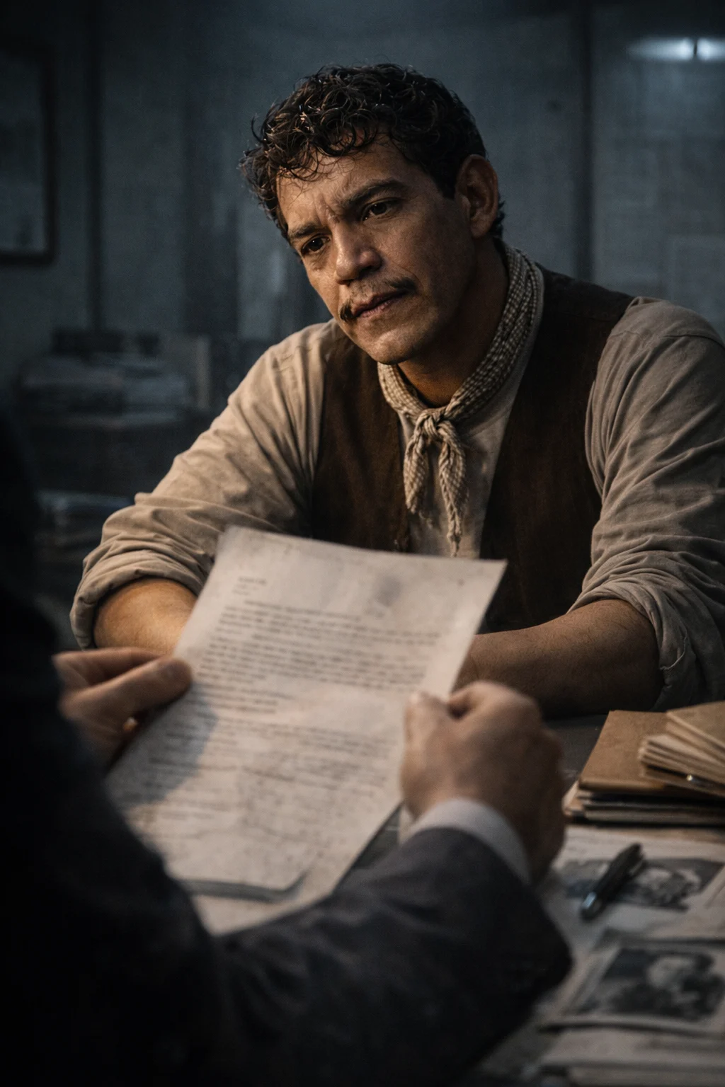Editorial recreation of Cantinflas and Mexican film history