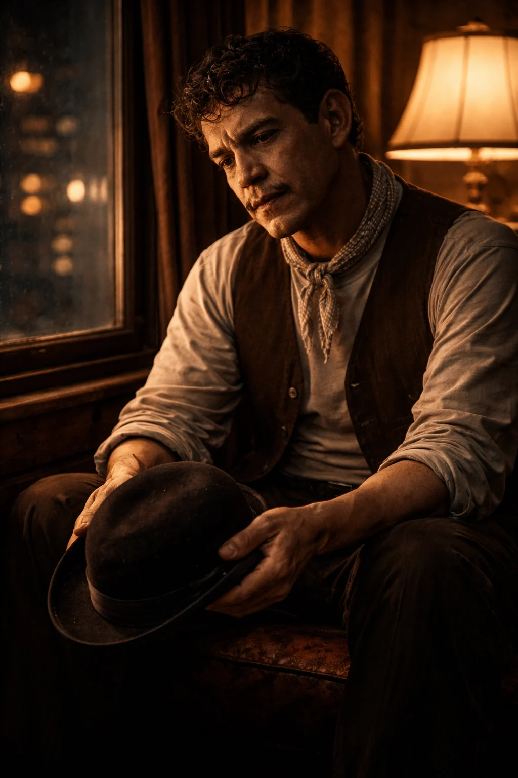 Editorial recreation of Cantinflas and Mexican film history