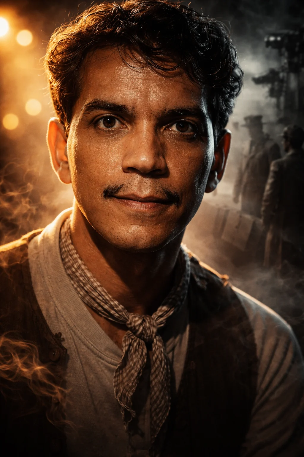 Cantinflas, personaje creado por Mario Moreno, en una recreación cinematográfica editorial