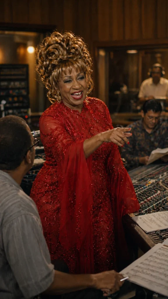 Celia Cruz at the Kinshasa music festival