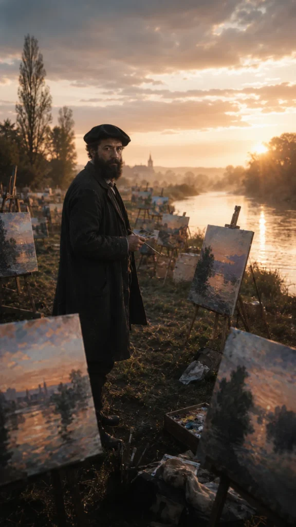 Claude Monet and Camille during their years of hardship