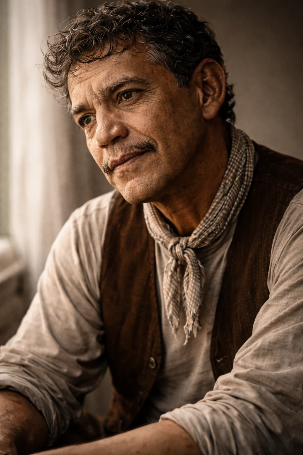 Editorial recreation of Cantinflas and Mexican film history