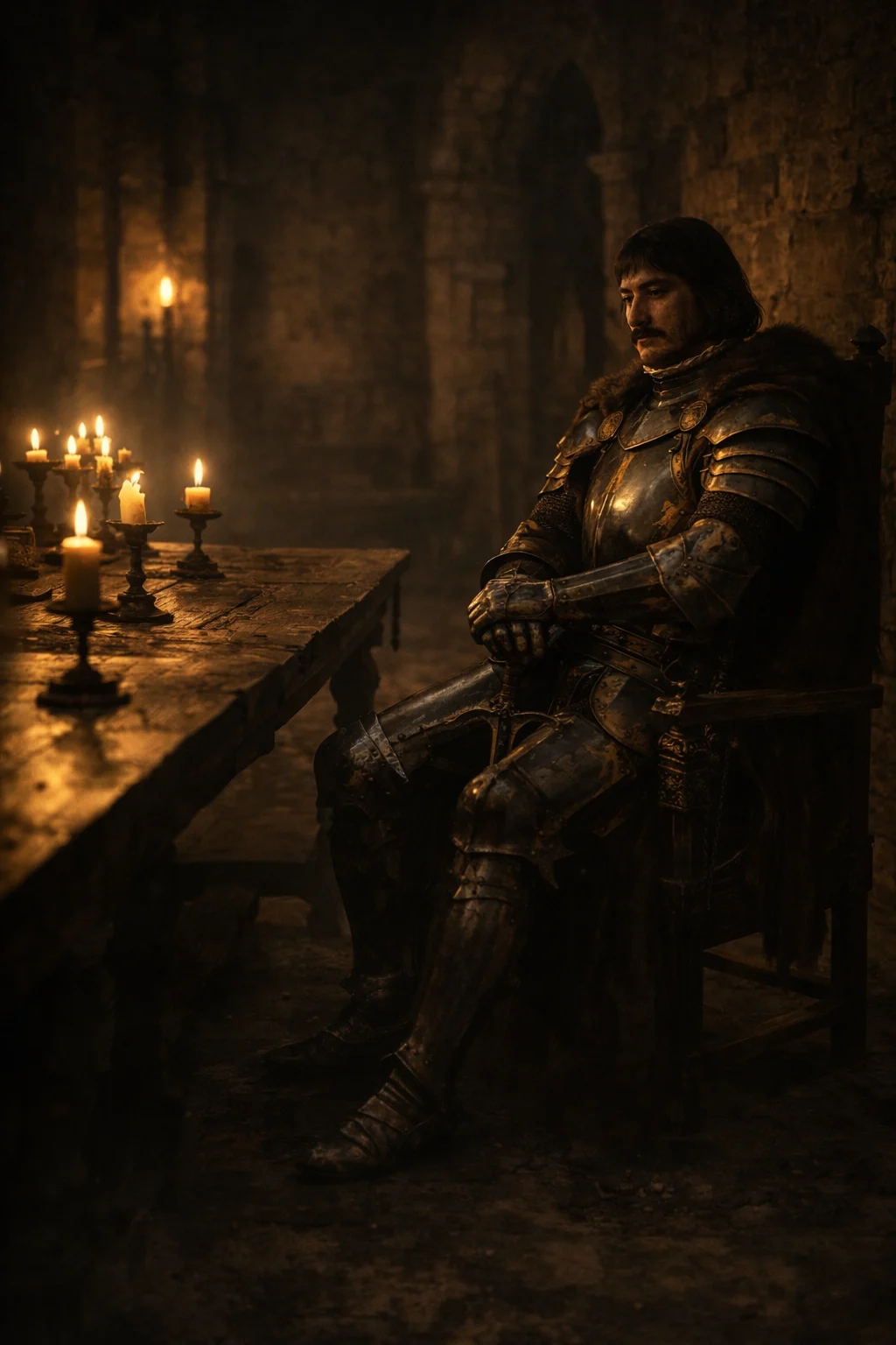 Editorial recreation of Gilles de Rais and medieval France