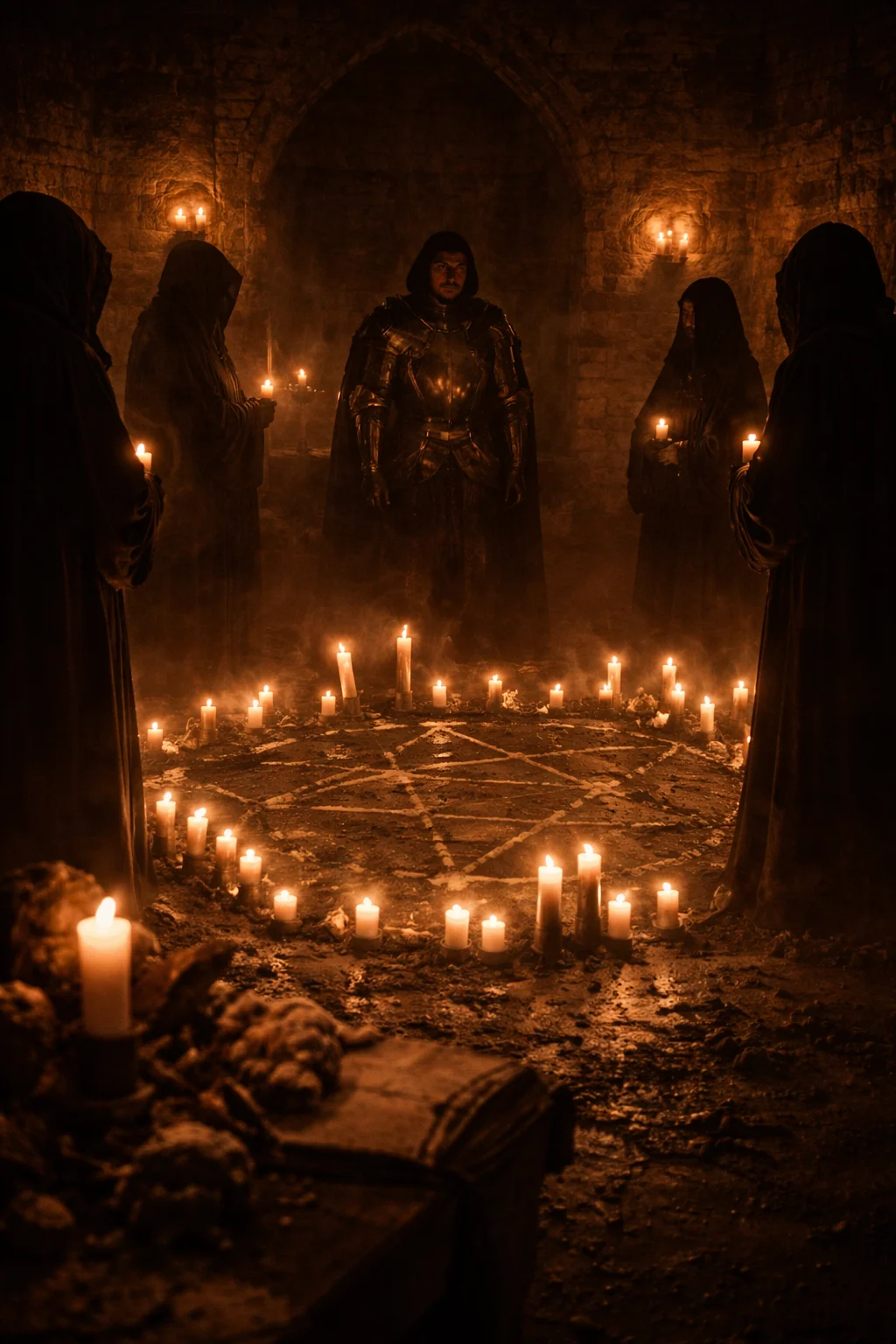Editorial recreation of the myth and trial of Gilles de Rais