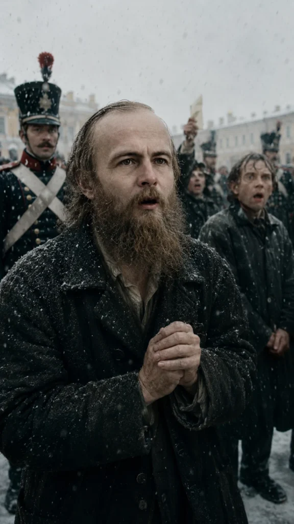 Dostoevsky dictating The Gambler to Anna Snitkina