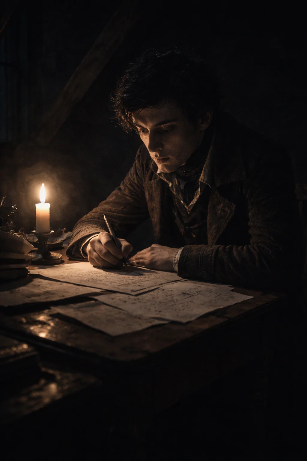 Galois during his entrance examination