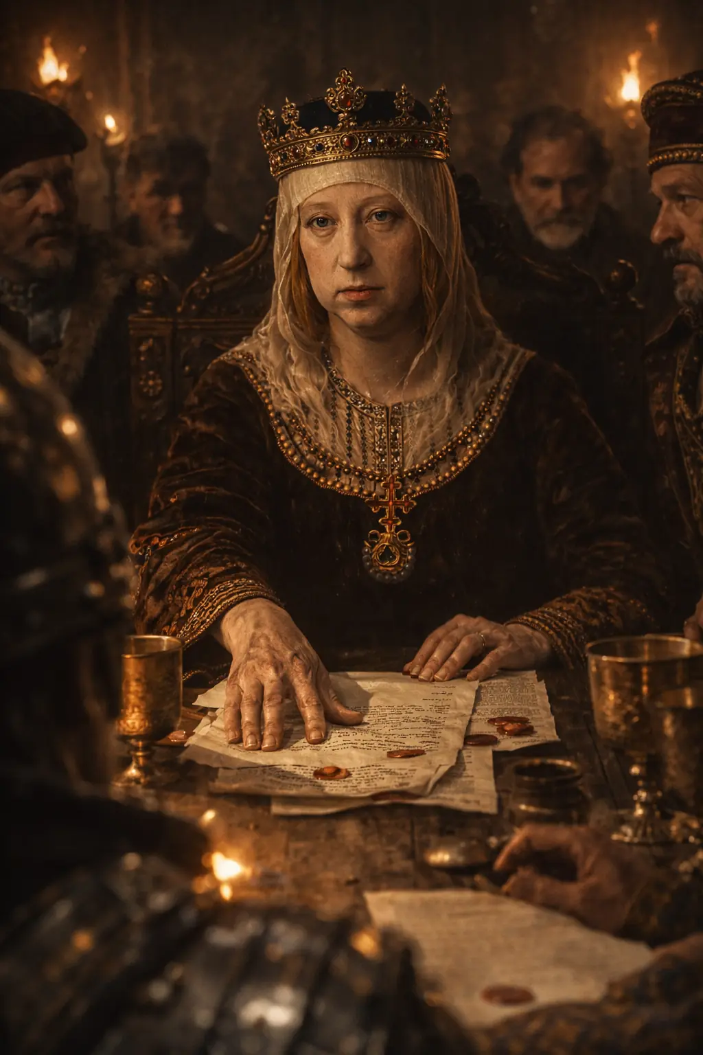 Isabel de Castilla durante su juventud en Arévalo