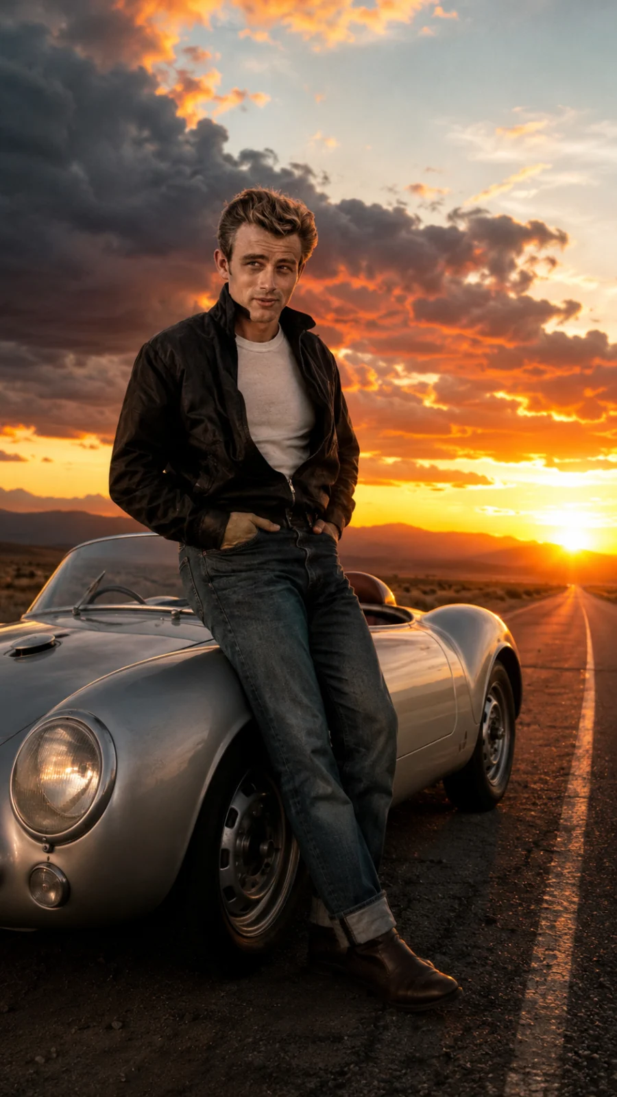 James Dean beginning his acting career