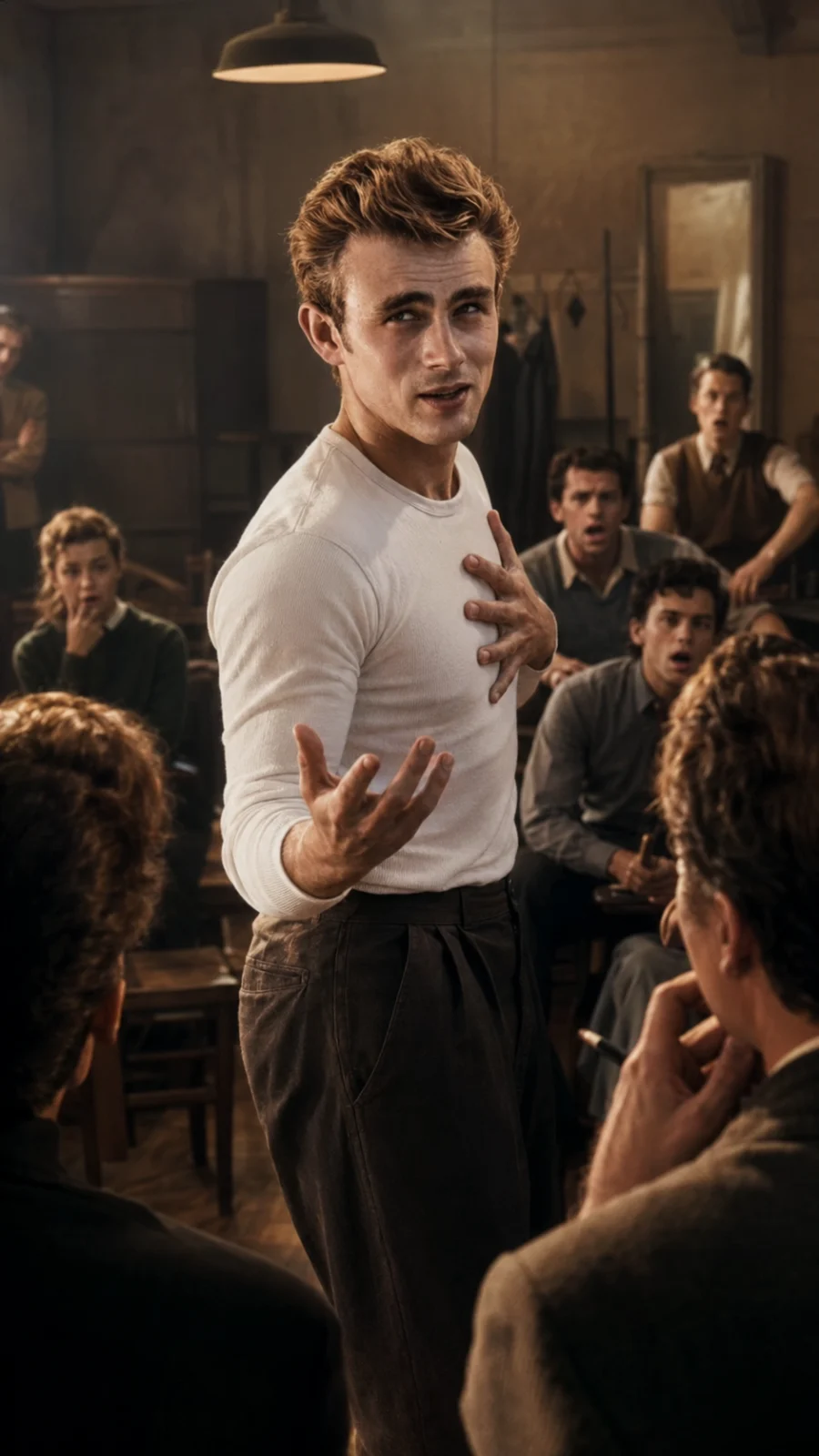 James Dean as a symbol of 1950s youth
