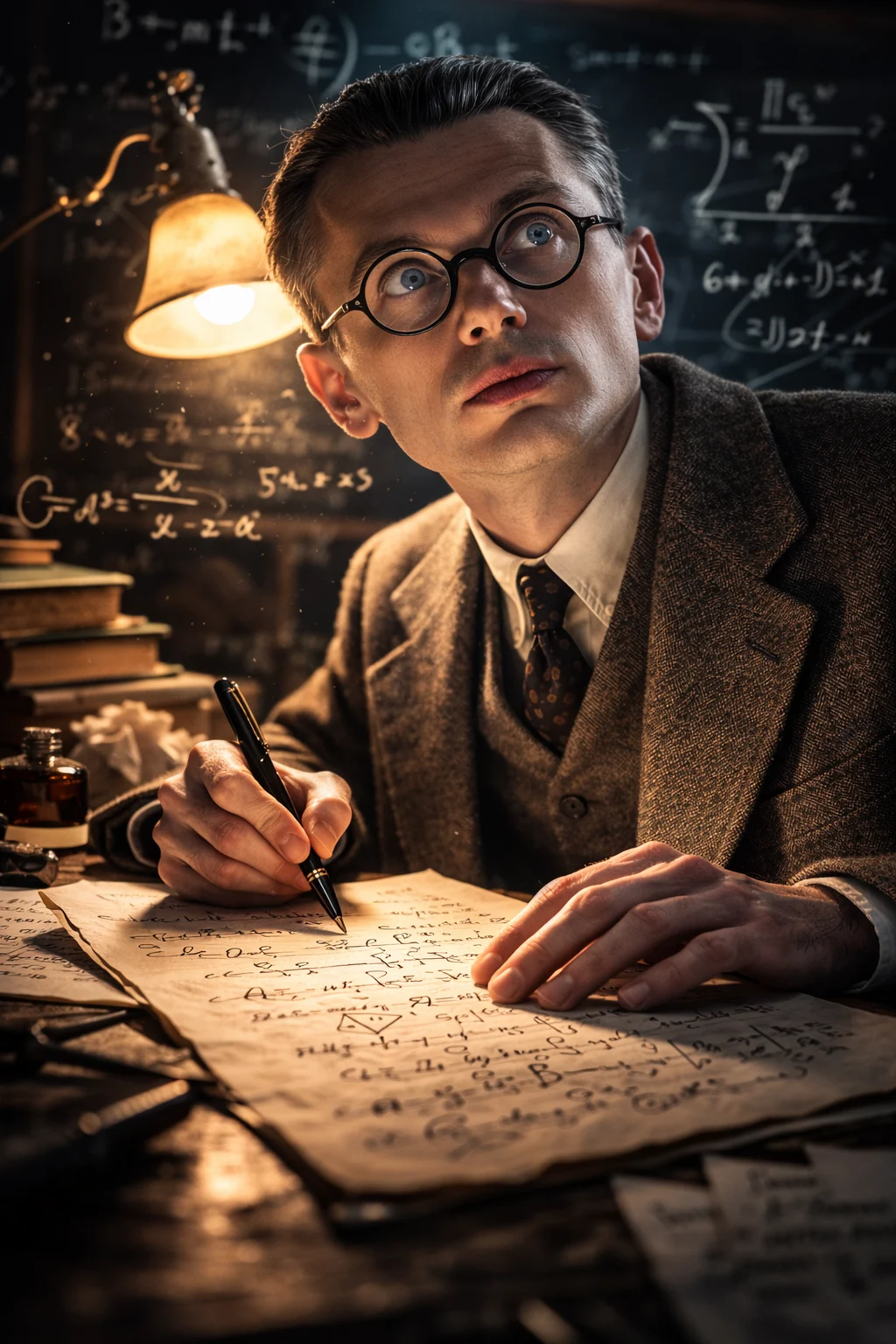 Kurt Gödel estudiando el programa de Hilbert
