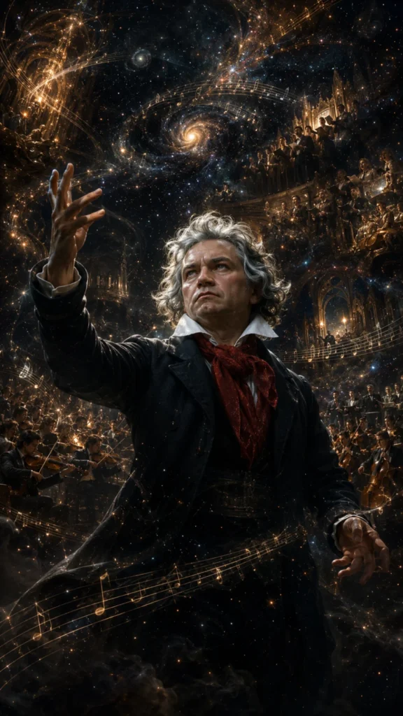 Beethoven volviéndose para contemplar la ovación tras la Novena Sinfonía