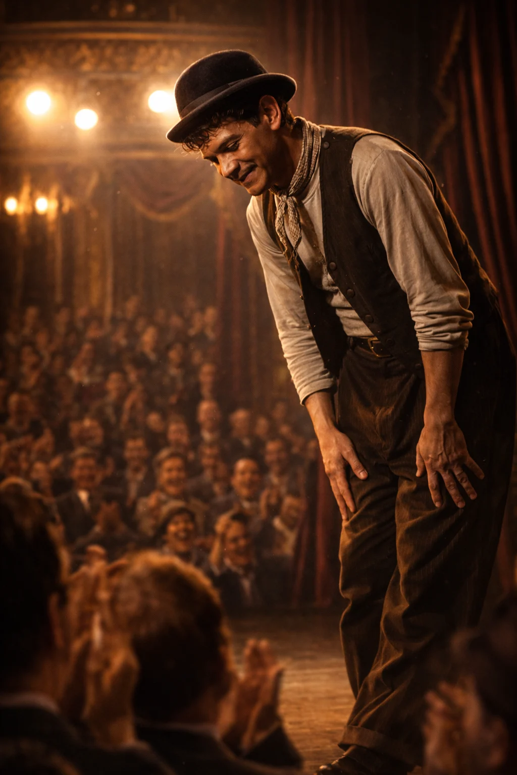 Editorial recreation of Cantinflas and Mexican film history