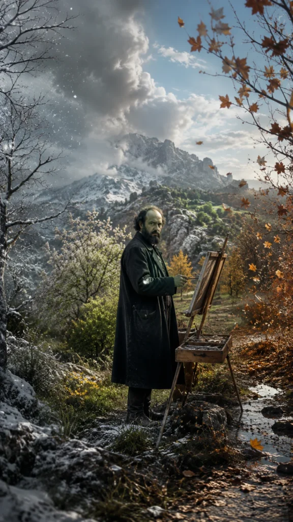 Ambroise Vollard posing for Paul Cézanne