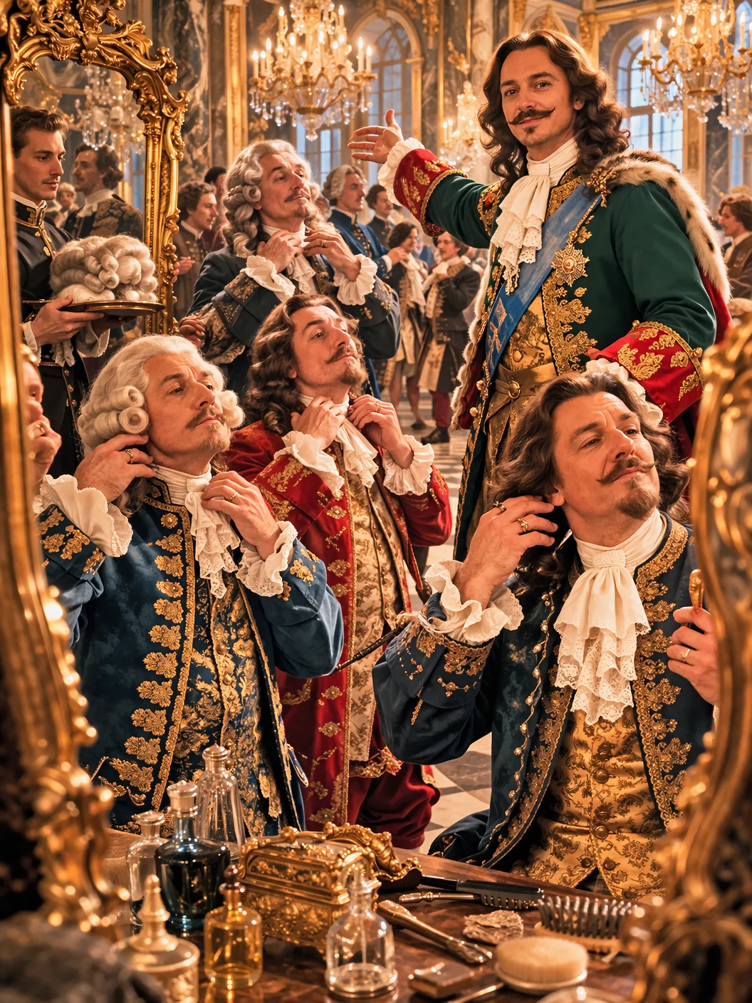 Historical scene from the life and reign of Peter the Great