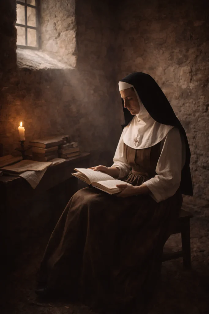 Sor Juana escribiendo la Respuesta a Sor Filotea