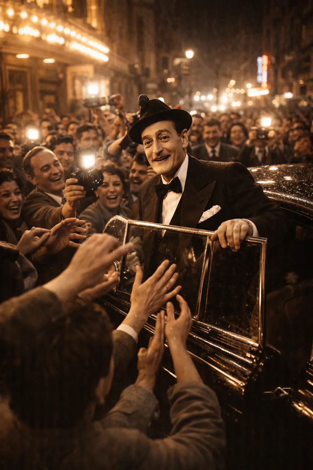 Biographical scene from Totò’s life: The Prince Created by a Fatherless Man