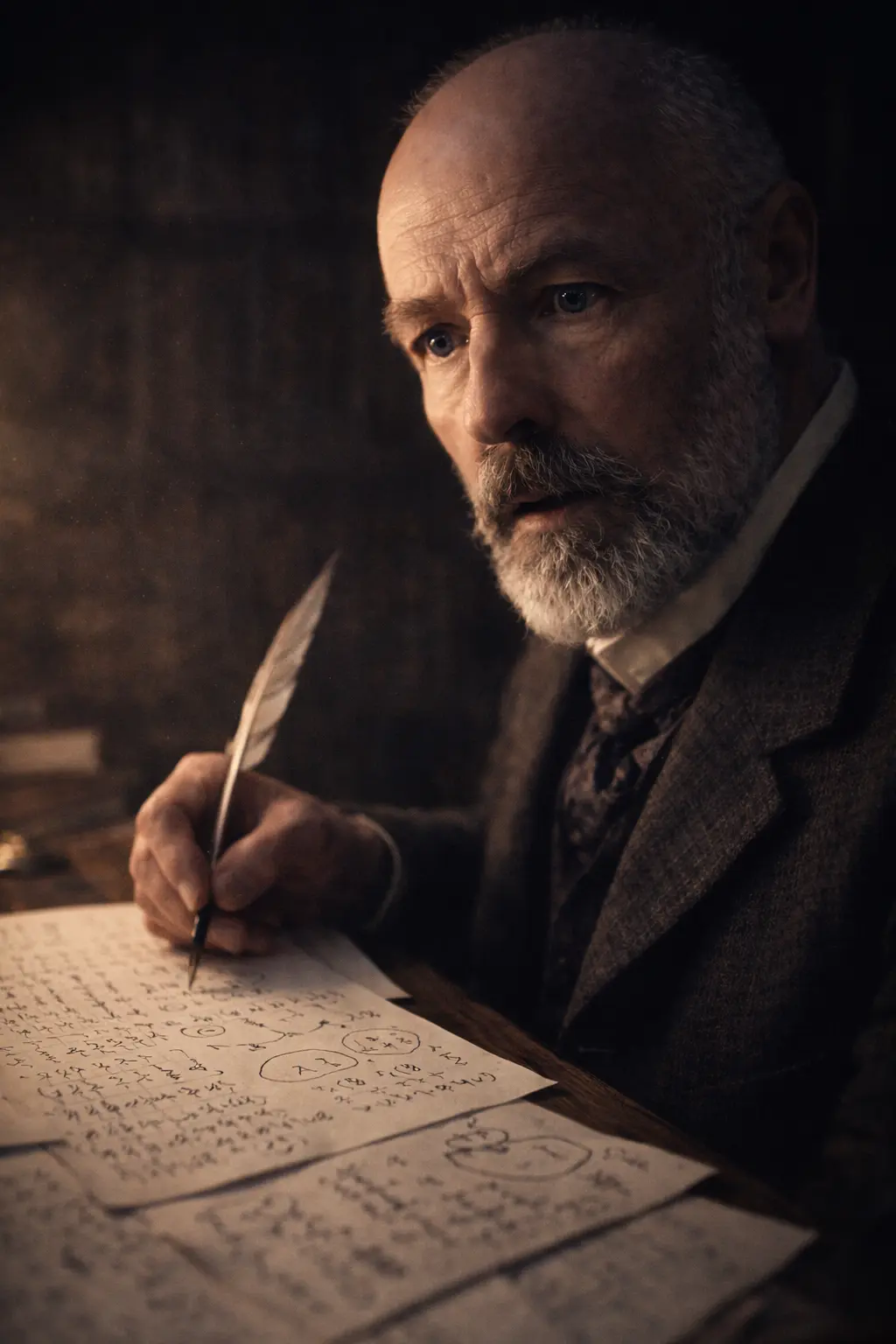 Recreación biográfica de Georg Cantor, escena 1