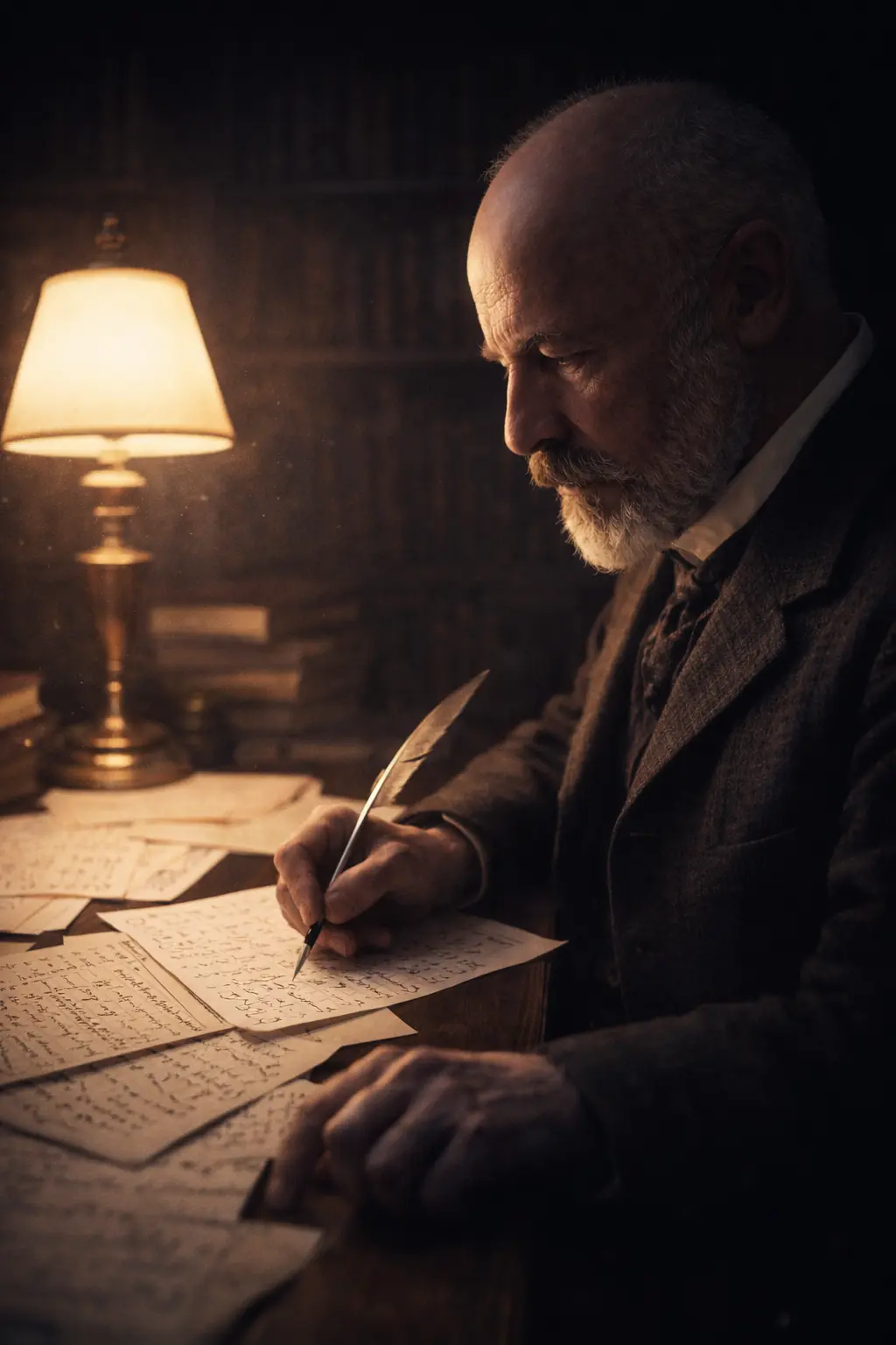 Recreación biográfica de Georg Cantor, escena 8