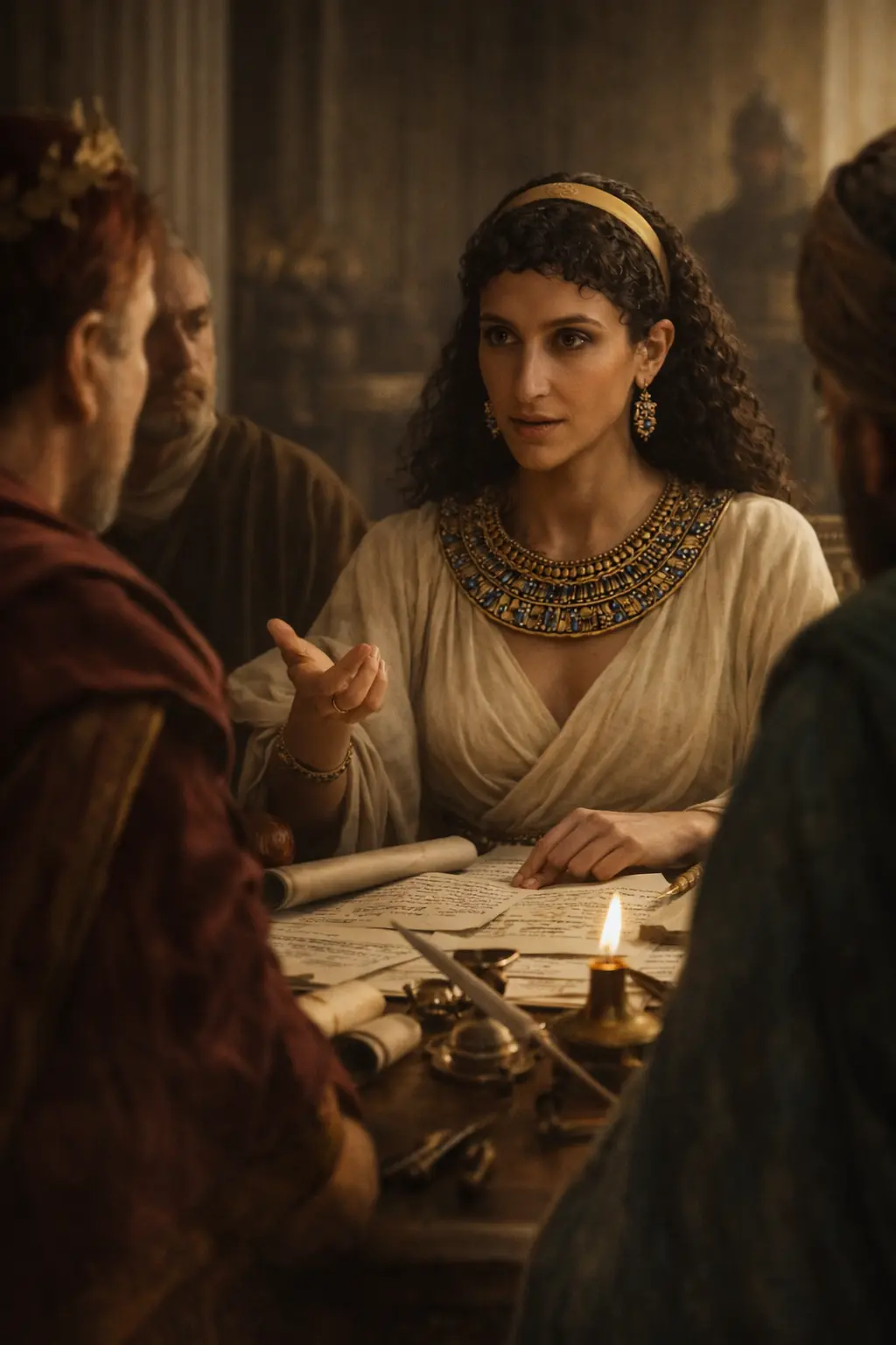 Su imagen unió la tradición helenística con la autoridad faraónica.