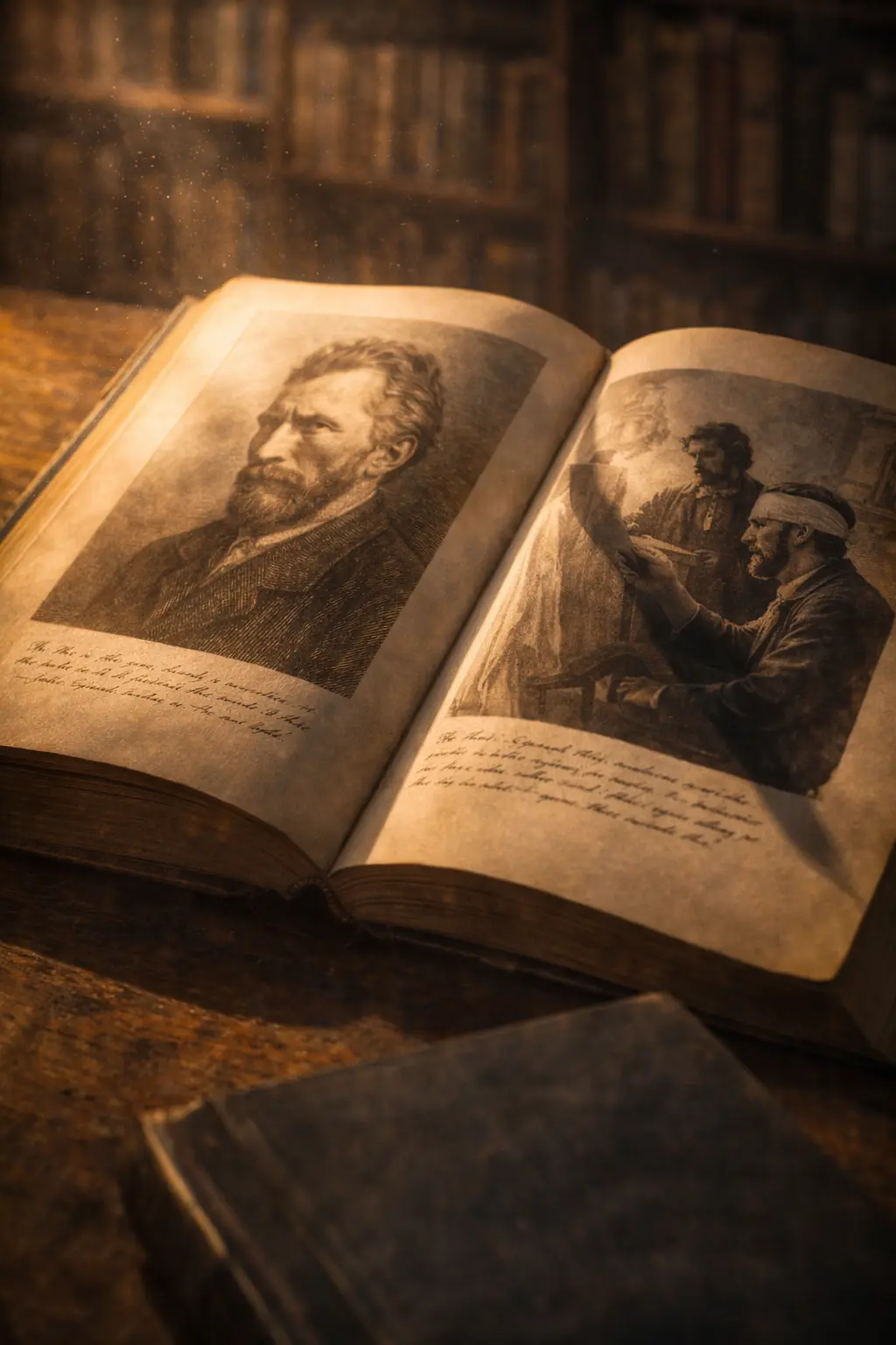 Recreación artística de las cartas y correspondencia ilustrada de Van Gogh