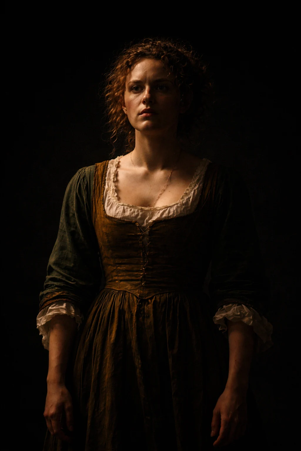 Artemisia Gentileschi — Reconstrucción visual generada con IA; no es un documento histórico.