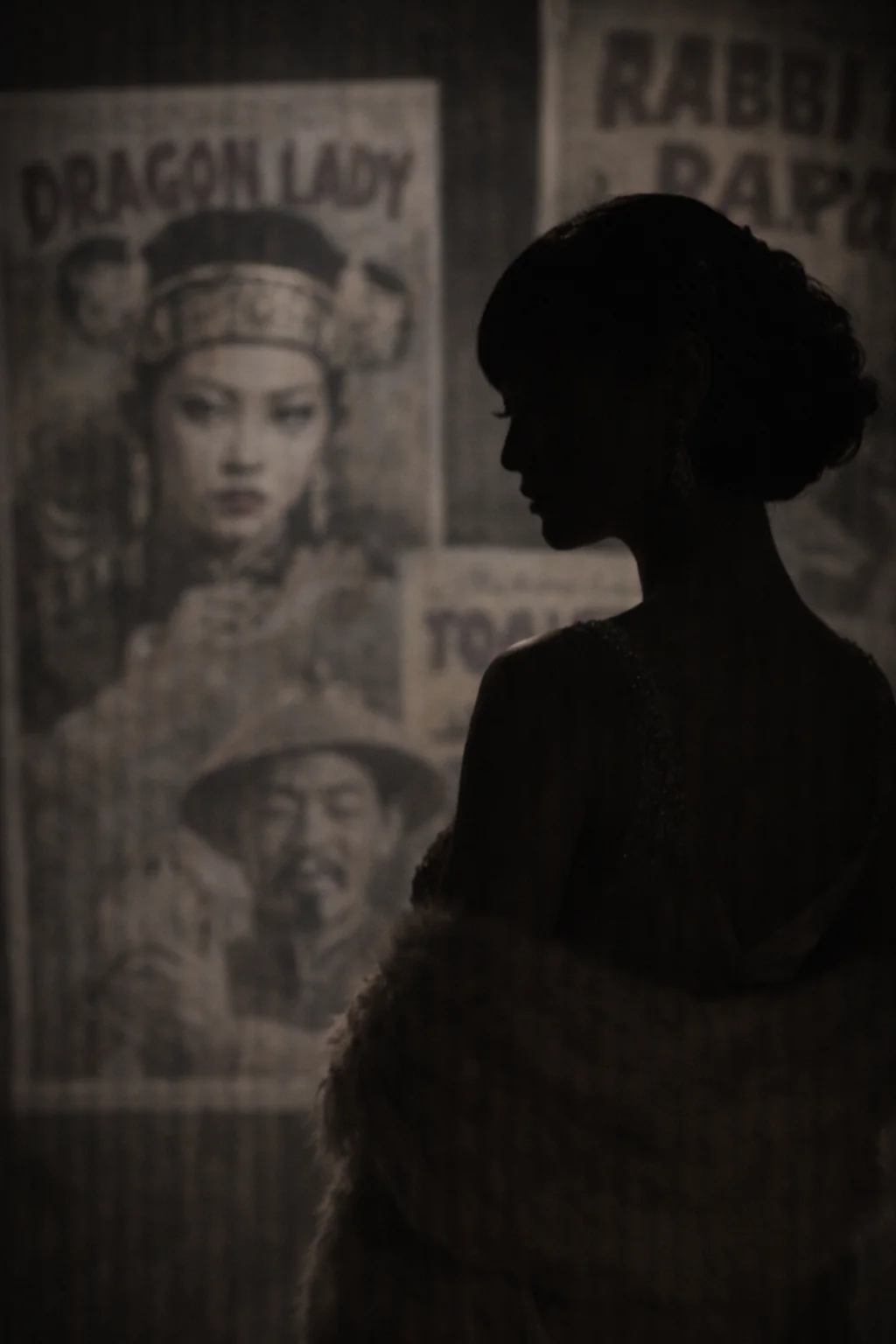 Anna May Wong. AI-generated illustration; artistic reconstruction, not a historical document.