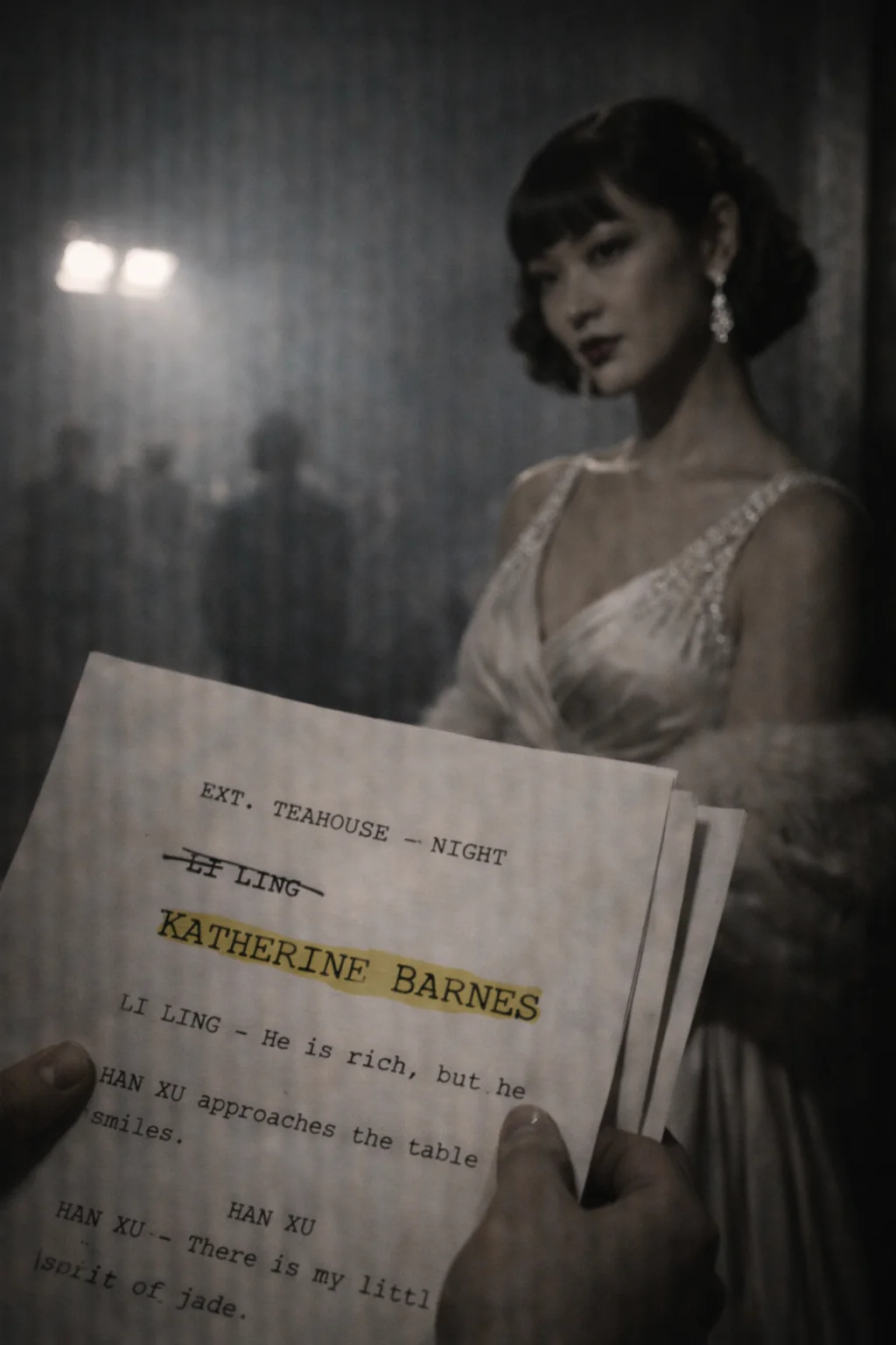 Anna May Wong. AI-generated illustration; artistic reconstruction, not a historical document.