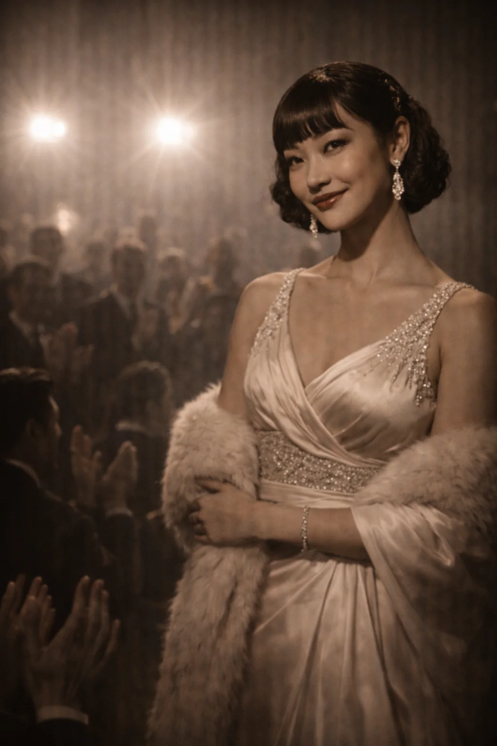 Anna May Wong. AI-generated illustration; artistic reconstruction, not a historical document.