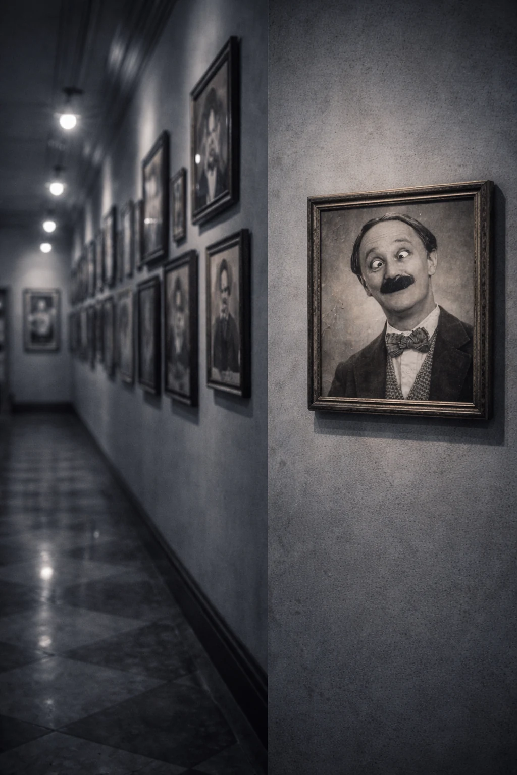 Homenaje museístico imaginado a Ben Turpin