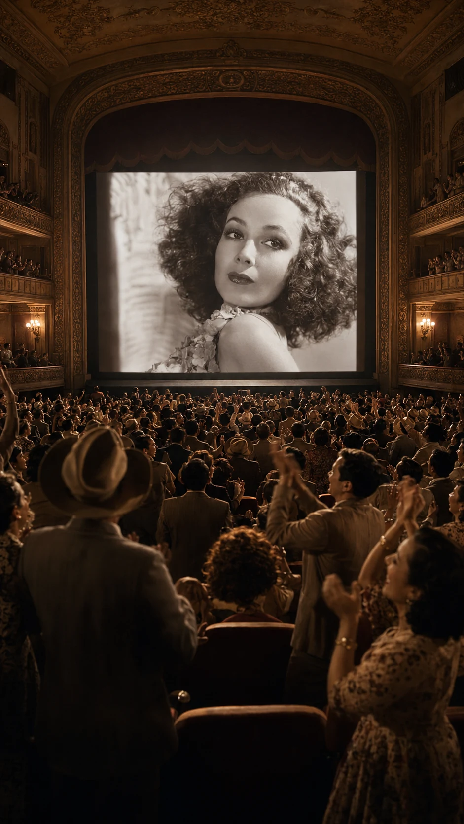 Film tribute to Dolores del Río, recreation — AI