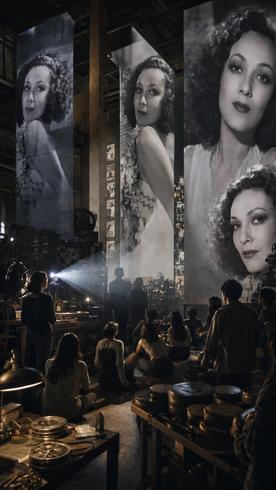 Symbolic composition of Dolores del Río’s legacy — AI