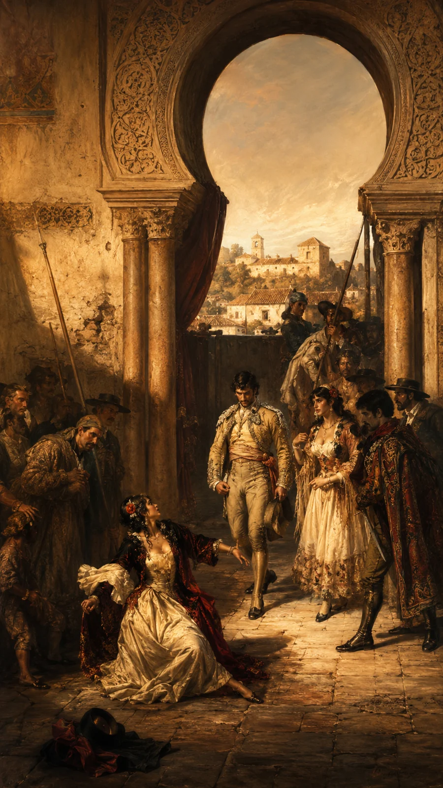 Stage evocation of Carmen’s Seville — IA