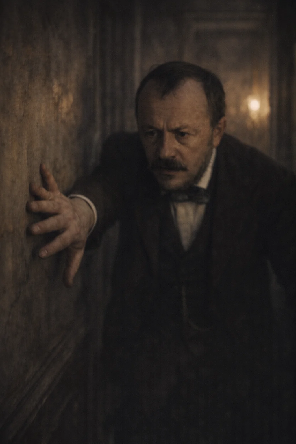 Artistic recreation of Gérard de Nerval and his literary world