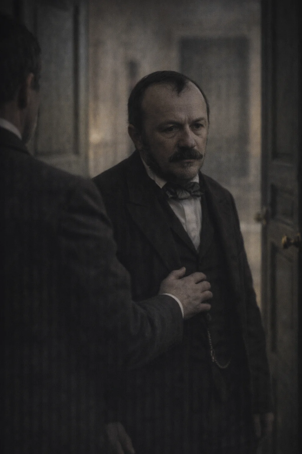 Artistic recreation of Gérard de Nerval and his literary world