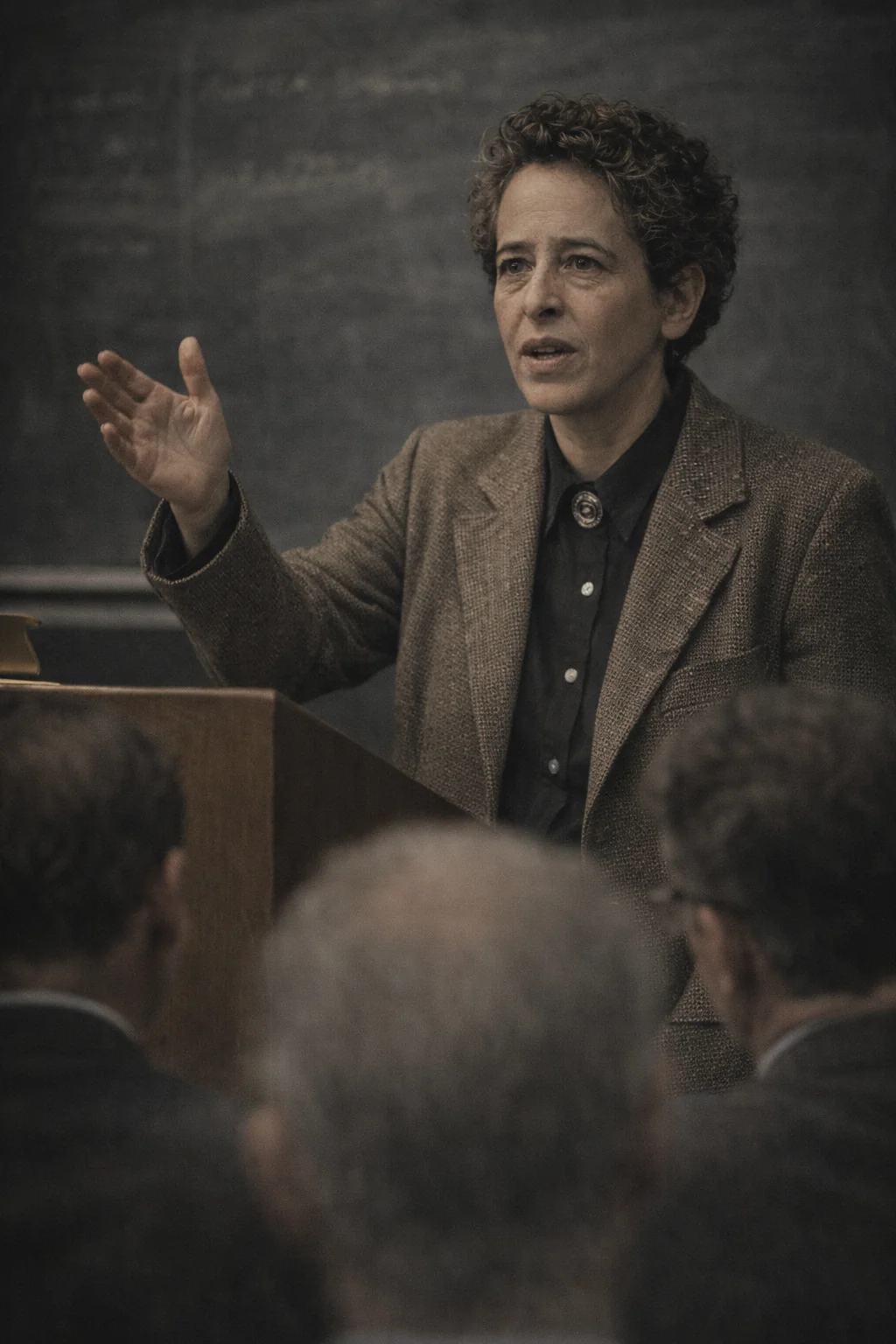 Hannah Arendt teaching, recreation