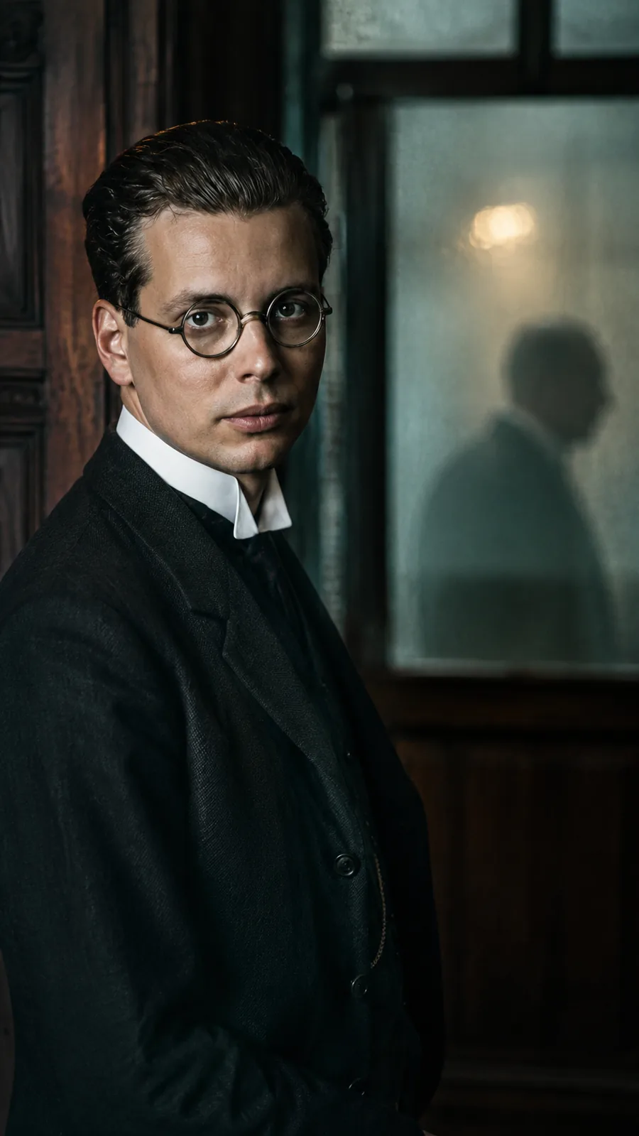 Artistic portrait of Hans Litten. AI-generated illustration; an artistic reconstruction, not a historical document.