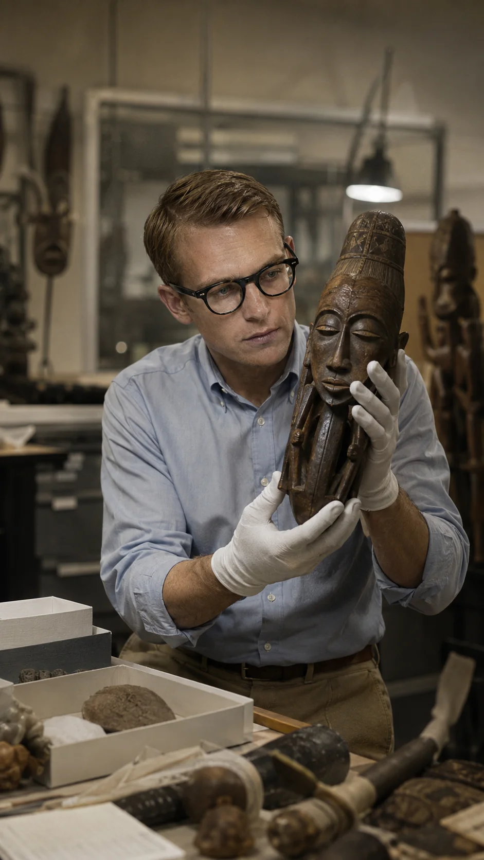 Recreated study of a sculpture
