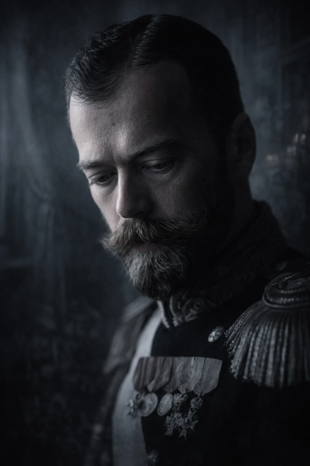 Symbolic portrait of the last tsar