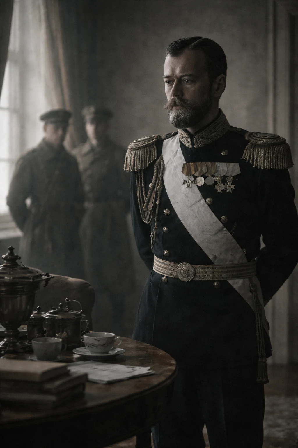 Nicholas II in an imperial interior