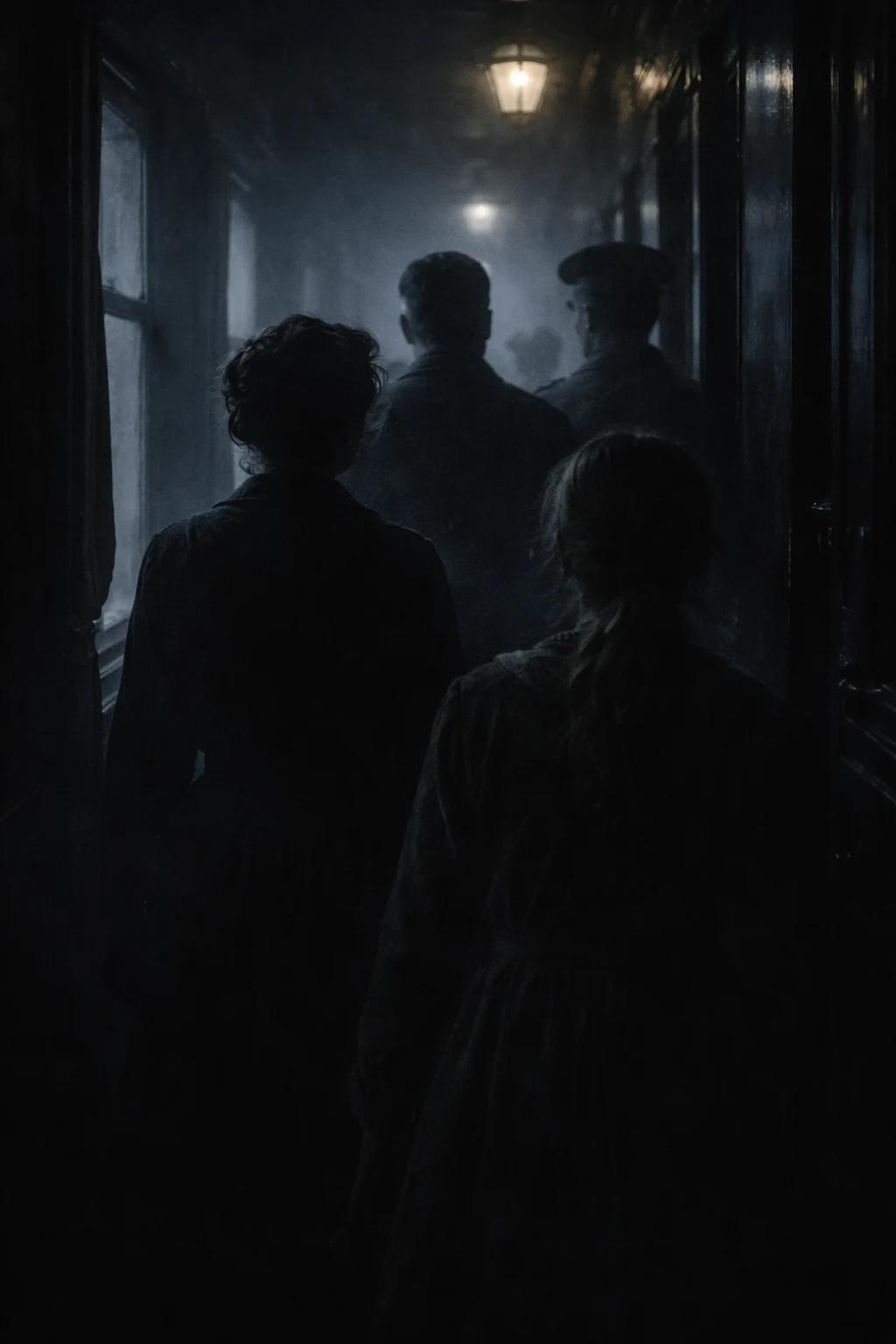 Symbolic scene of the family in confinement