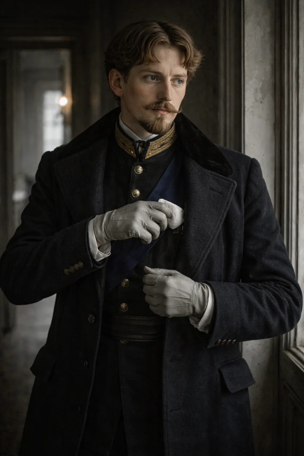 Prince Leopold. AI-generated illustration; artistic reconstruction, not a historical document.