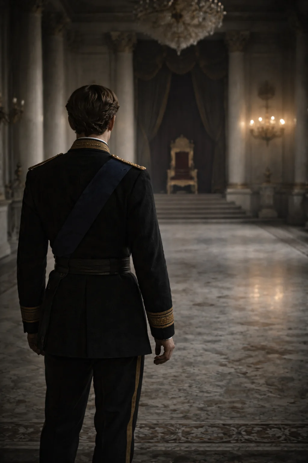 Prince Leopold. AI-generated illustration; artistic reconstruction, not a historical document.