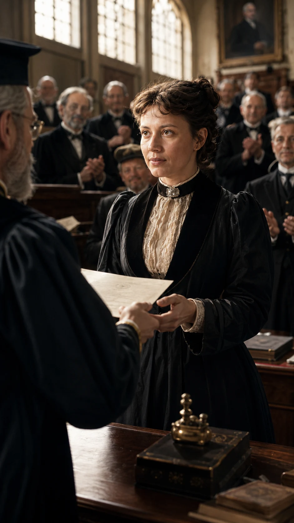 Recreation of academic recognition for Kovalevskaya — AI