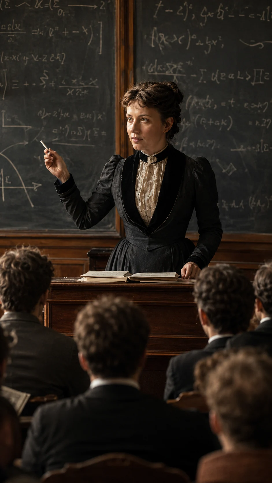 Kovalevskaya teaching mathematics — AI